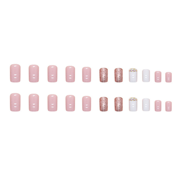 12 Sizes-24 Pcs Press On Nails Z656