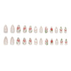 12 Sizes-24 Pcs Press On Nails Z1089