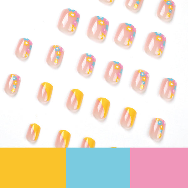 12 Sizes-24 Pcs Press On Nails JP1827