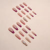 12 Sizes-24 Pcs Press On Nails Z742