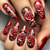 12 Sizes-24 Pcs Press On Nails Y442