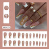 12 Sizes-24 Pcs Press On Nails W1479