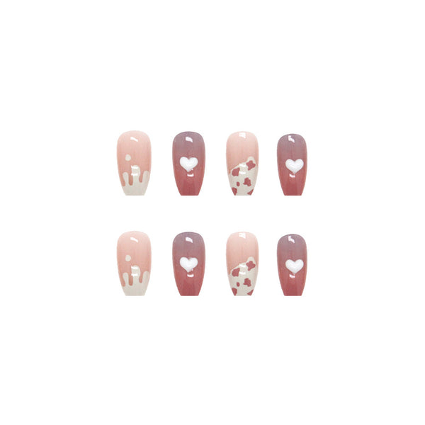 12 Sizes-24 Pcs Press On Nails Z382