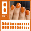 12 Sizes-24 Pcs Press On Nails C1813