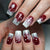 12 Sizes-24 Pcs Press On Nails Y2299