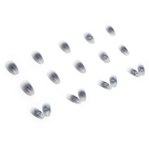 12 Sizes-24 Pcs Press On Nails R468