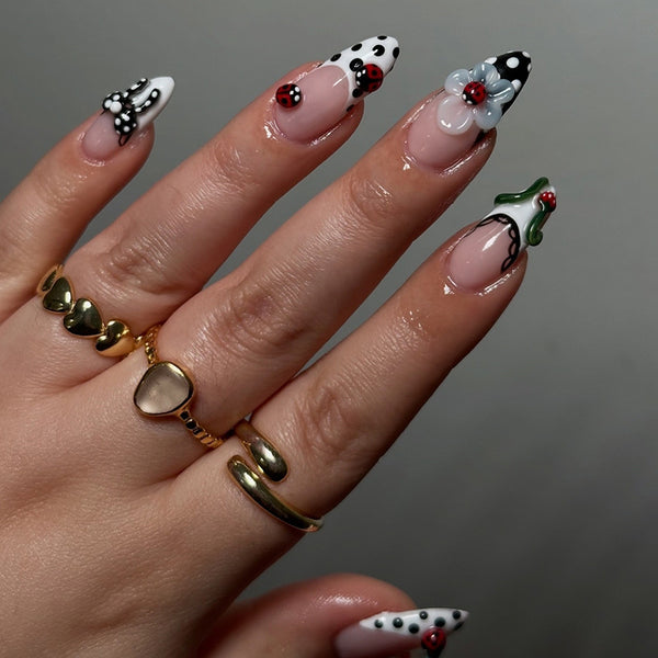30 Pcs Press On Nails W2108