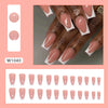 12 Sizes-24 Pcs Press On Nails W1040