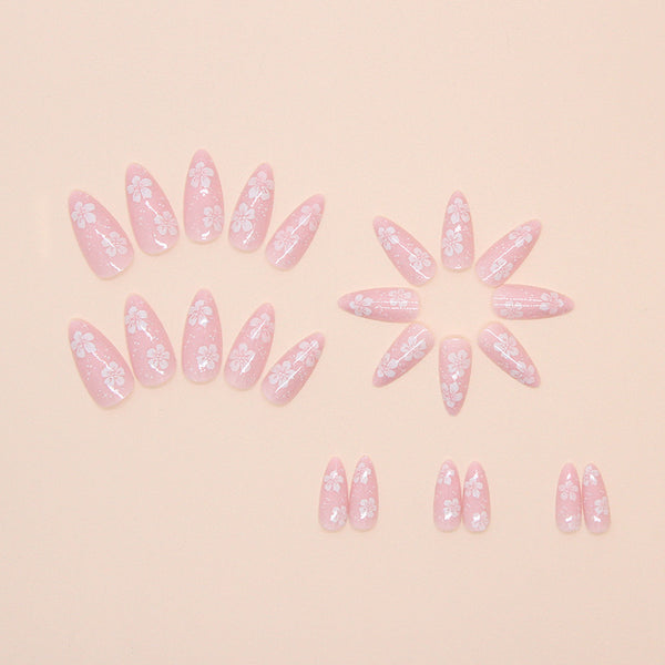 12 Sizes-24 Pcs Press On Nails W1728