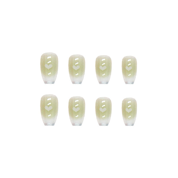 12 Sizes-24 Pcs Press On Nails R514