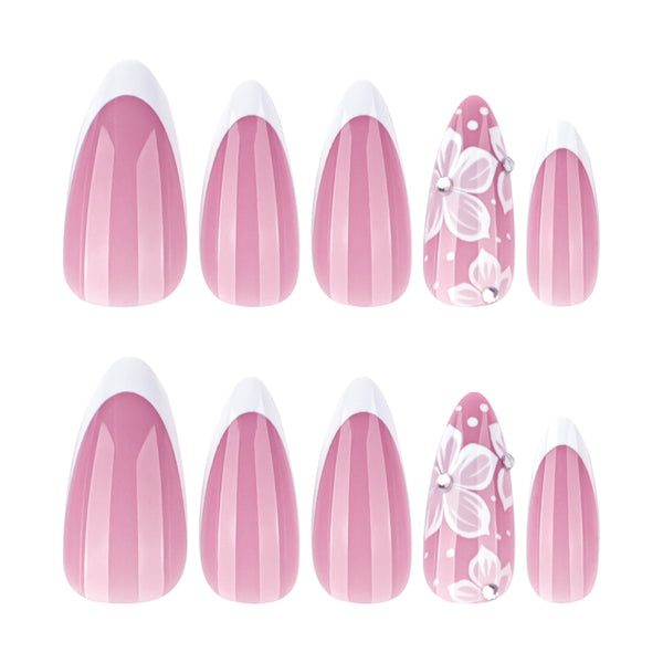 12 Sizes-24 Pcs Press On Nails JP3832