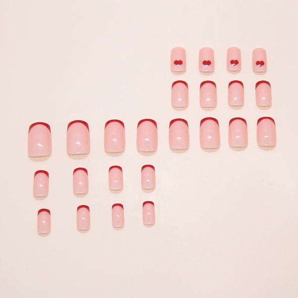 12 Sizes-24 Pcs Press On Nails W2173