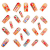 12 Sizes-24 Pcs Press On Nails Y794