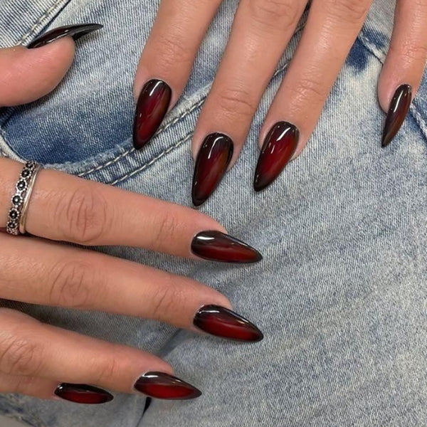 12 Sizes-24 Pcs Press On Nails JP4191
