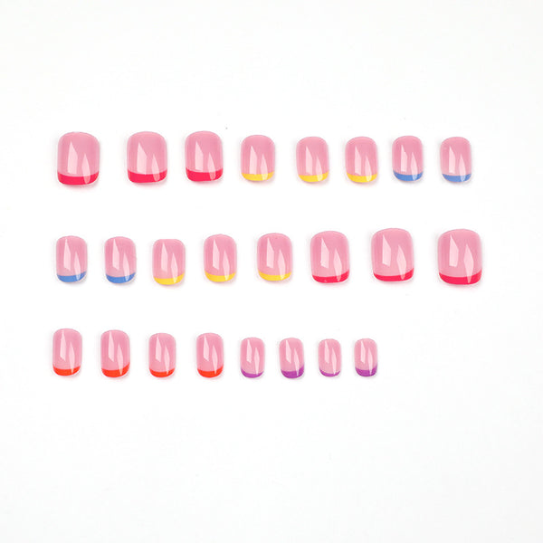 12 Sizes-24 Pcs Press On Nails JP1354