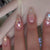 12 Sizes-24 Pcs Press On Nails W1740