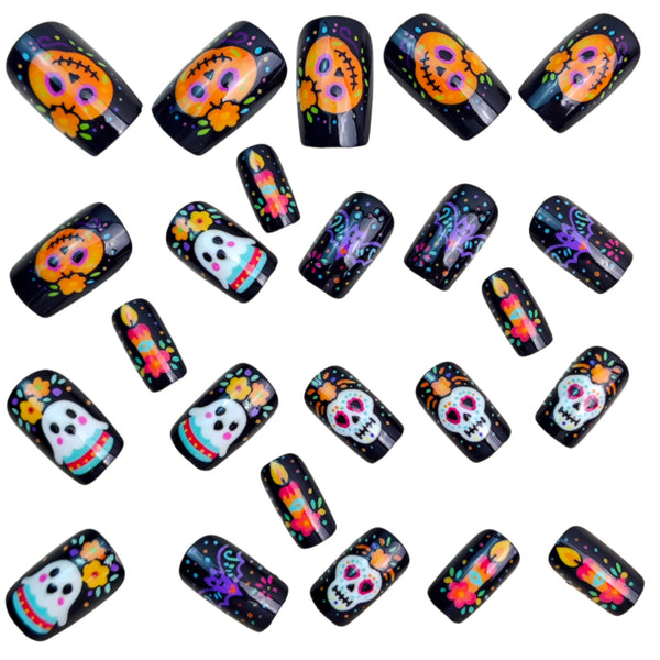 12 Sizes-24 Pcs Press On Nails y2060-24