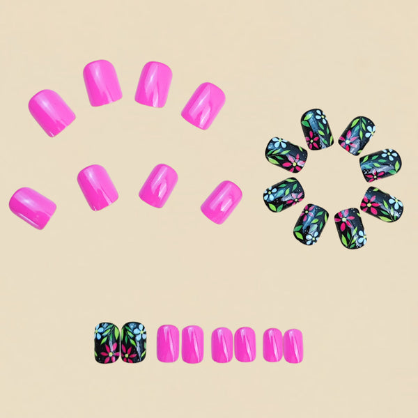 12 Sizes-24 Pcs Press On Nails Y147