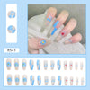 12 Sizes-24 Pcs Press On Nails R521