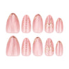 12 Sizes-24 Pcs Press On Nails JP4288