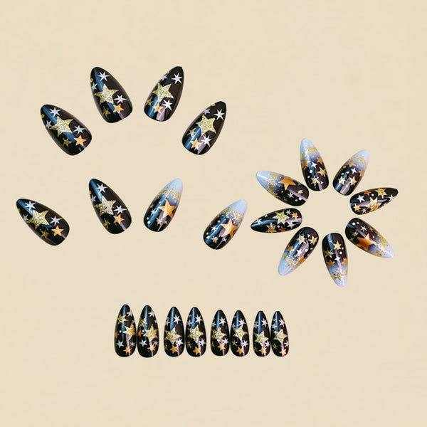 12 Sizes-24 Pcs Press On Nails Y1803