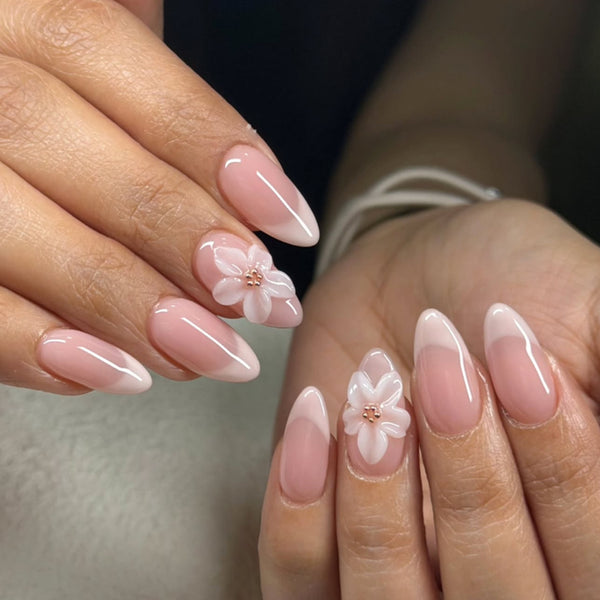 12 Sizes-24 Pcs Press On Nails JP4286