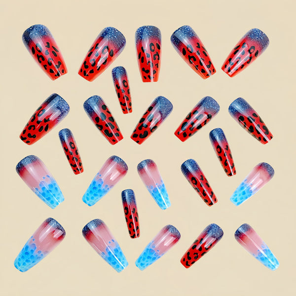 12 Sizes-24 Pcs Press On Nails Y951