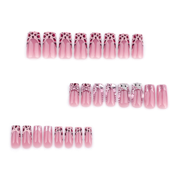 12 Sizes-24 Pcs Press On Nails JP3677