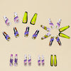 12 Sizes-24 Pcs Press On Nails Y081