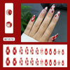 12 Sizes-24 Pcs Press On Nails W1878
