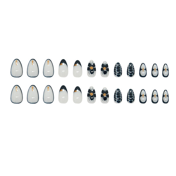 12 Sizes-24 PcsPress On Nails W2045