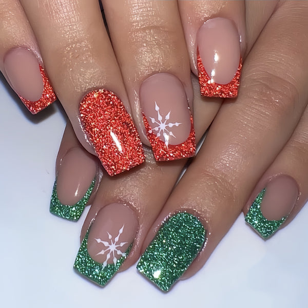 12 Sizes-24 Pcs Press On Nails Y264