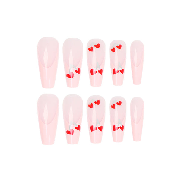 12 Sizes-24 Pcs Press On Nails JP1606