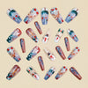12 Sizes-24 Pcs Press On Nails Y1316