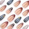 12 Sizes-24 Pcs Press On Nails JP3533