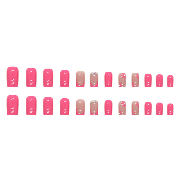 12 Sizes-24 Pcs Press On Nails Z709
