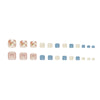 12 Sizes-24 Pcs Press On Nails F078