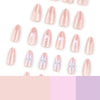 12 Sizes-24 Pcs Press On Nails JP4008