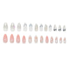 12 Sizes-24 Pcs Press On Nails Z1063