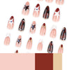 12 Sizes-24 Pcs Press On Nails JP4093