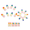 12 Sizes-24 Pcs Press On Nails Y1875