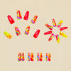 12 Sizes-24 Pcs Press On Nails Y674