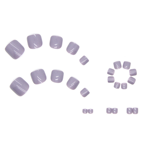 12 Sizes-24 Pcs Press On Nails F031