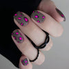 12 Sizes-24 Pcs Press On Nails JP3237