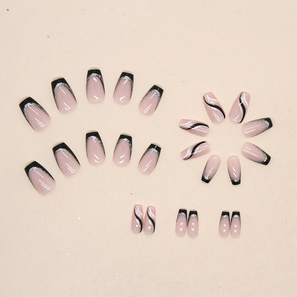 12 Sizes-24 PcsPress On Nails W298