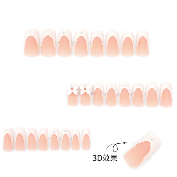 12 Sizes-24 Pcs Press On Nails JP3890