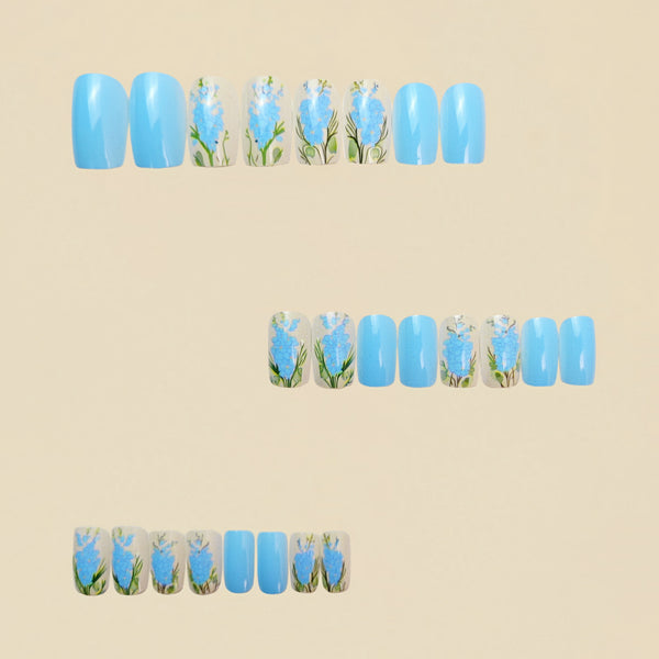 12 Sizes-24 Pcs Press On Nails Y585