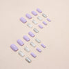 12 Sizes-24 Pcs Press On Nails W1049
