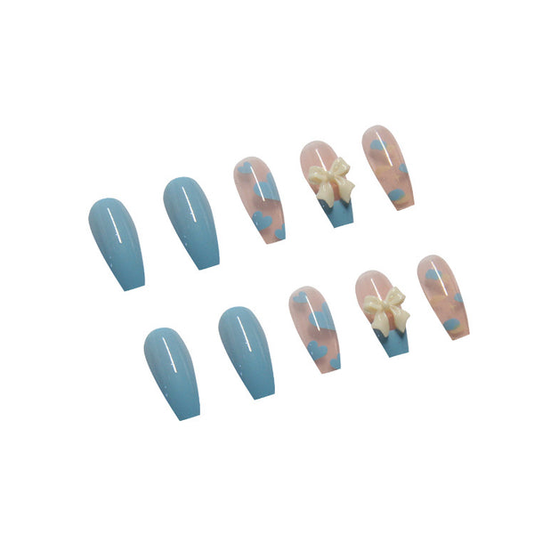 12 Sizes-24 Pcs Press On Nails Z073