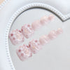 12 Sizes-24 Pcs Press On Nails F170